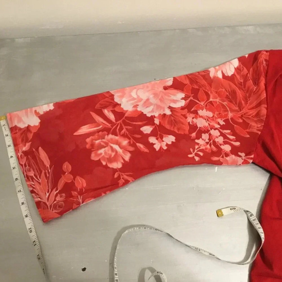 INC Womens Plus Flare Sleeve V-Neck Wrap Top Sz 3 X - Picture 7 of 8